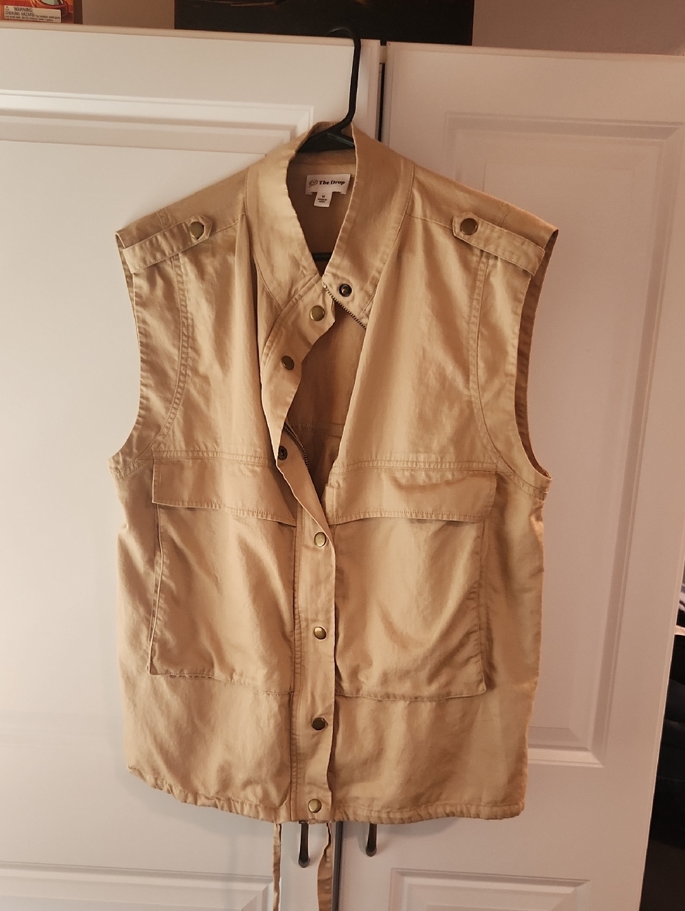 The Drop Women's Tan Utility Vest